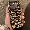 Brown Leopard Phone Case Phone Case For  Poco F5 X5 X6 M6 Pro Mi 14 13 12 12T 13T Pro 11 Lite Lens Protect Plating Cover