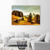 Canvas Print, Cottage In the Mountains Landscape Nature