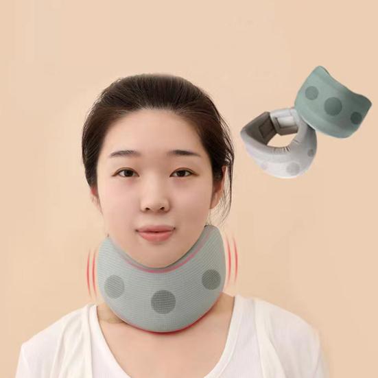 Neck Brace Soft Breathable Pain Relief Posture Correction Anti-Snoring Support Cervical Collar Ergonomic Neck Protector Brace