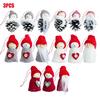 Stunning Three-piece Set Doll Gift For Classic Christmas Decorations