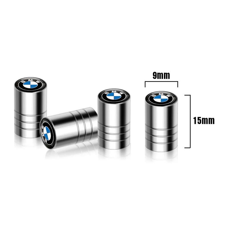 xmrzc8 4Pcs 3D Metal Wheel Tire Valve Caps dust-proof Cover For BMW M X1 X2 X3 X4 X5 X6 X7 G20 G30 6GT E46 E39 E90 E60 F10 Accessories