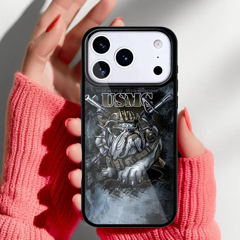 USMC Marine Corps Phone Case for iPhone 17 Air 16e 15 14 13 Pro Max Back Cover for 12 11 Pro Coque