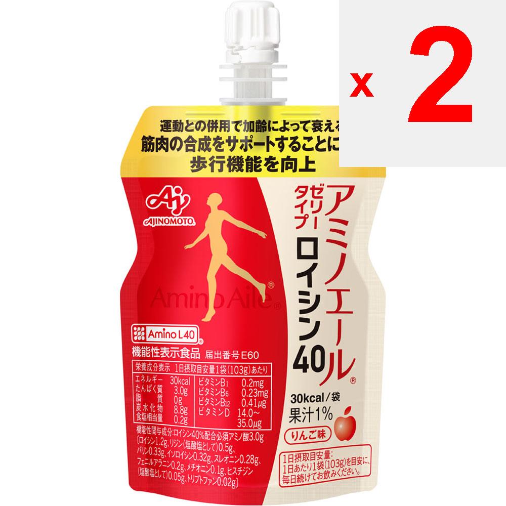 Ajinomoto Amino Ale Jelly Лейцин 40 103 г Другое (проверьте замки, очистители языка и т. д.) Мягкая пища и столовые приборы Другое (проверить замки, очистители языка