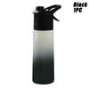 1-8PCS Spacious Outdoor Use Portable Handy Cup Straw Mist Water Bottle Running Exercise Outdoor Use Athletic Drinking Water Bottle
