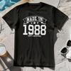 ФУТБОЛКА 1988 ГОДА - подарок на день рождения папе маме винтажная смешной год дата рождения футболка Унисекс Футболка