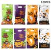 10/120Pcs Halloween Trick Or Treat Goody Bags Cute Cartoon Prints Portable Handles For Kids Halloween Party Favors