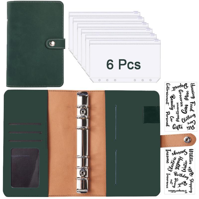 Budget Planner 2023 Cash Envelope Savings Money 6 Holes Binder for Financial Management A6 Loose-leaf Notebook Binder Housing