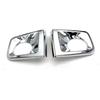 2PCS ABS Chrome Front Fog Light Cover Trim Fit For Toyota Tacoma 2016 - 2019