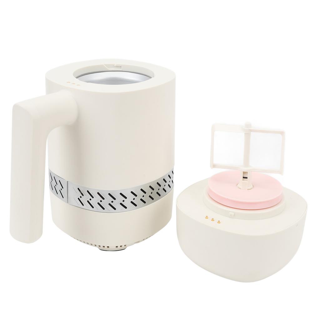 Automatic Ice Cream Maker 300ML Capacity Digital Display Frozen Yogurt Machine Kitchen Appliance