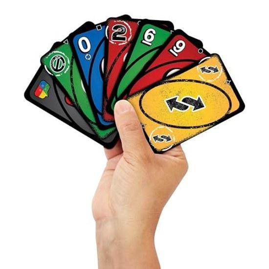 Mattel Игра UNO Uso Товары для вечеринки Карты 2-6 Игроков Возраст 7+ Синий JLH43