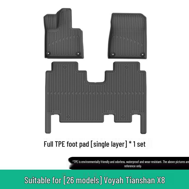Совместимые коврики из ТПЭ для 26 моделей Lantu Tianshan X8, Экологичные коврики в багажник.