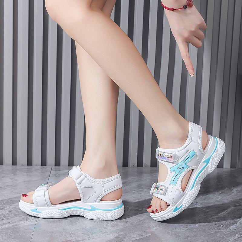 Летние ультралегкие сандалии женские спортивные сандалии для девочек сандалии на липучках для девочек