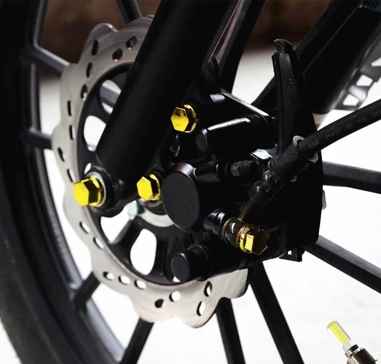 30 шт. 0,8 см/1 см/1,2 см/1,4 см набор винтов для мотоцикла декоративные колпачки гайки аксессуары для модификации мотоцикла для Yamaha Honda