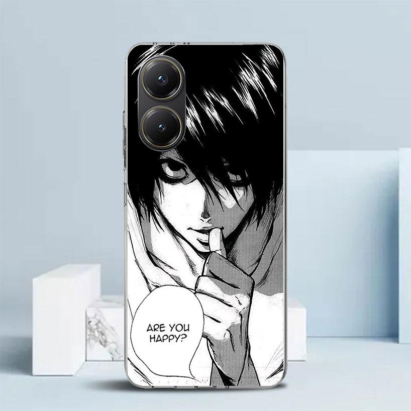 Чехол для телефона N-Note D-Death L Lawliet для Xiaomi Poco F7 Ultra X5 X6 X7 Pro M7 Redmi 15C 15 13C 13 12C 12 10C 10 10A 9 9C 9A 9T Co