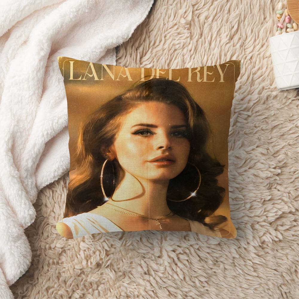 Певец LLana DDel RRey Подушки Подарки Мебель для домашнего офиса Диван для спальни Чехол для подушки в машину xсм
