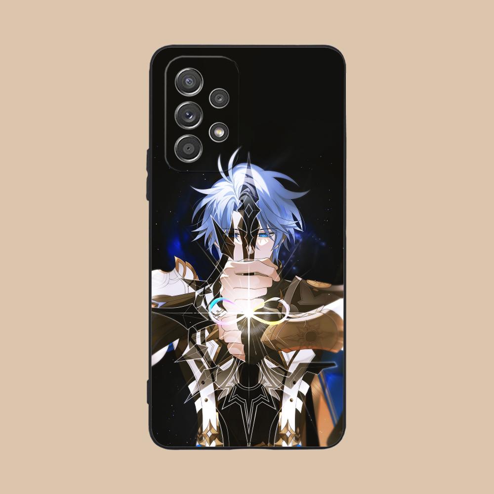 Чехол для телефона Honkai Impact Phainon для Samsung Galaxy A73 72 71 70 56 55 54 53 52 36 35 34 23 16 15 5G Цветной Защитный Роскошный