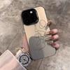 Чехол для телефона с линейным рисунком пары для iPhone 17 Чехлы iPhone 16 15 14 Pro Max 13 12 11 XS X XR 7 8 Plus 16E 17 Air Жесткая задняя крышка