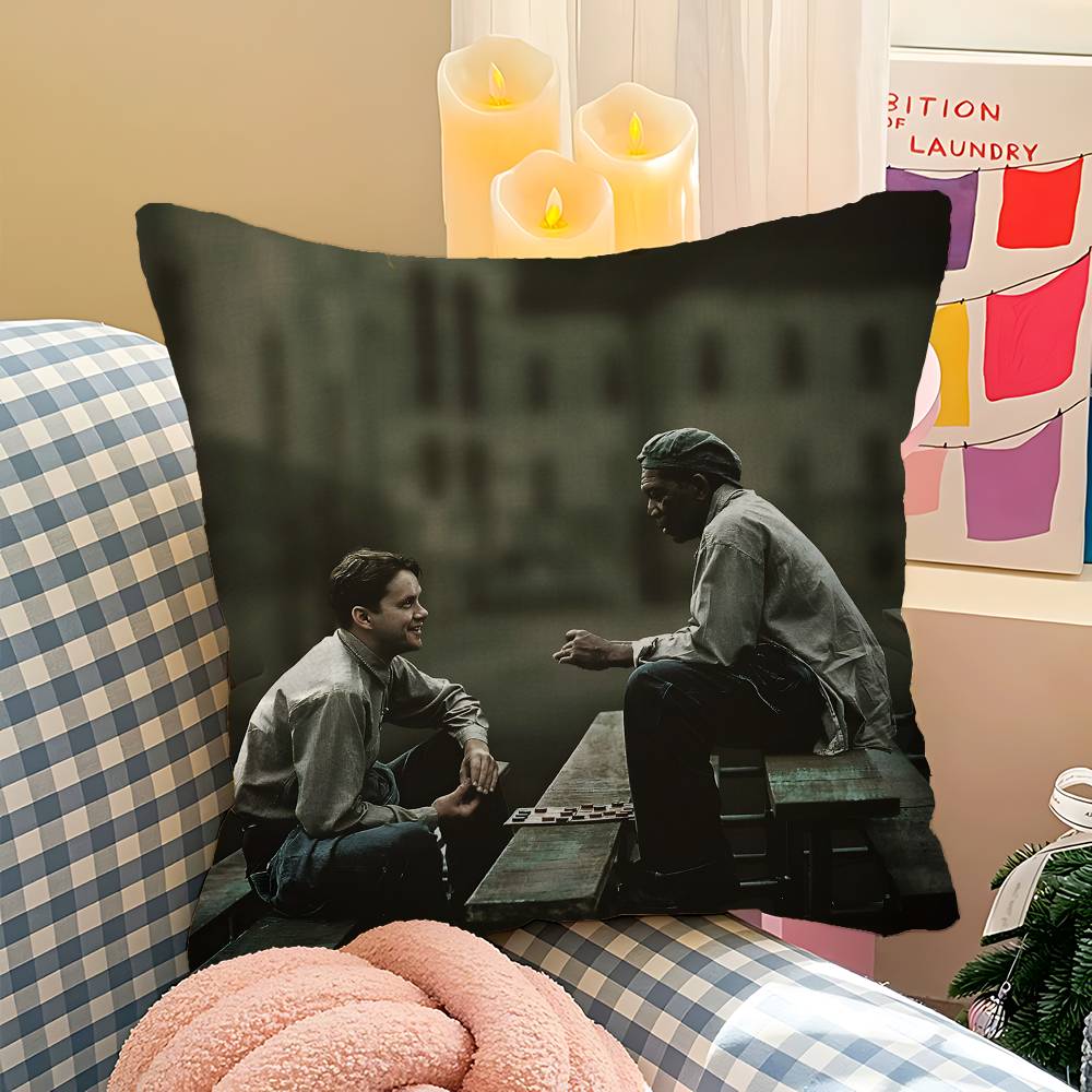 The Best Film Shawshank Redemption Cushion Cover Car Throw Pillow Case For Sofa Car Christmas Gift 40X40Cm 45X45Cm