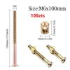 10Pcs 40-100mm M6 Furniture Bolts  for Bed Frame Chair Cabinet Furniture Assembly