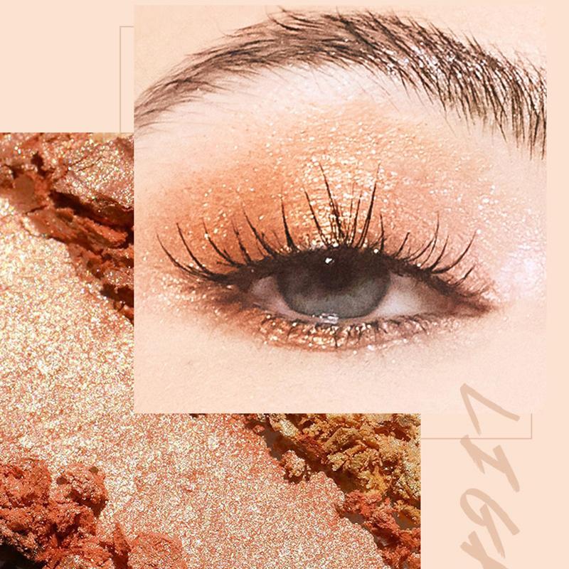 Pudaier Glitter Pearl Powder Студенческий макияж 15 цветов Матовая палитра теней для век цвета дикой земли