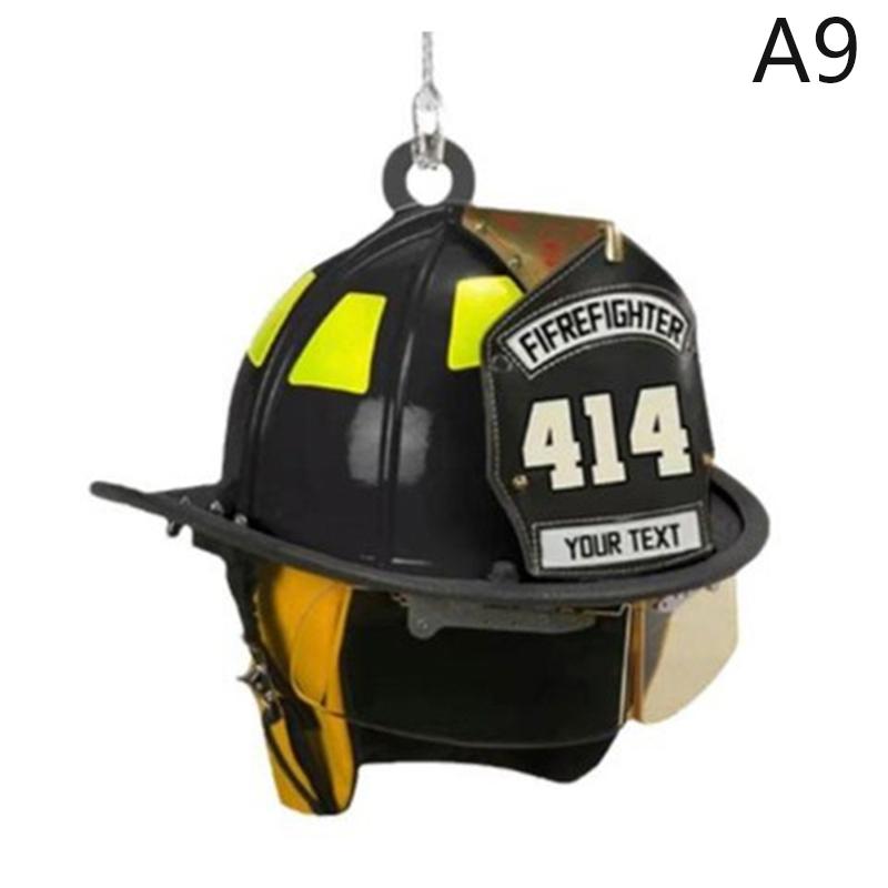 Автомобильный подвесной декор, пальто пожарного, шляпа, имитация модели, декор, кулон, подарок