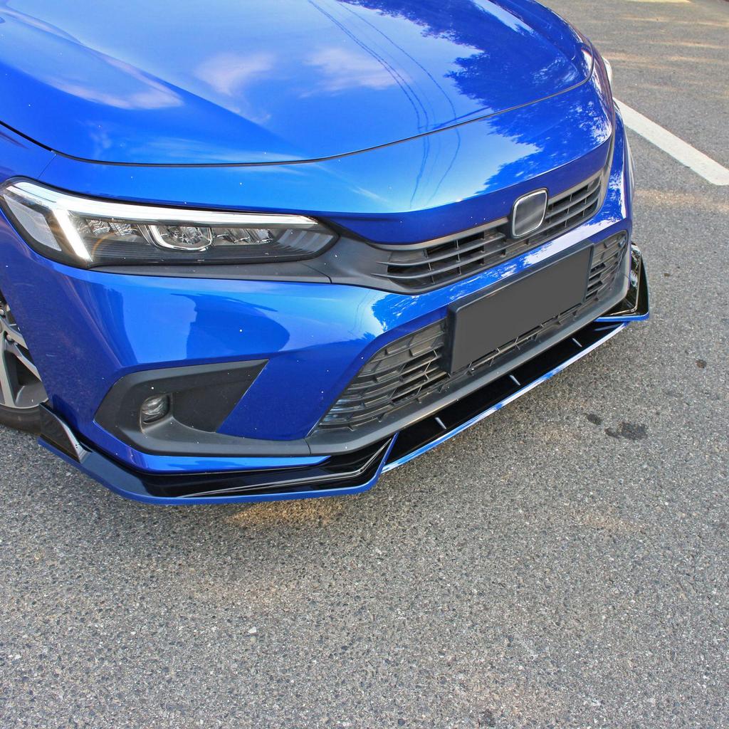 Улучшения для Honda Civic 11-го поколения 2022 года: передний сплиттер, задний спойлер, диффузор, жалюзи, задний бампер.