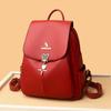 Женский новый модный и универсальный корейский стиль модный кожаный женский рюкзак большой вместимости дорожная школьная сумка маленькая сумка
