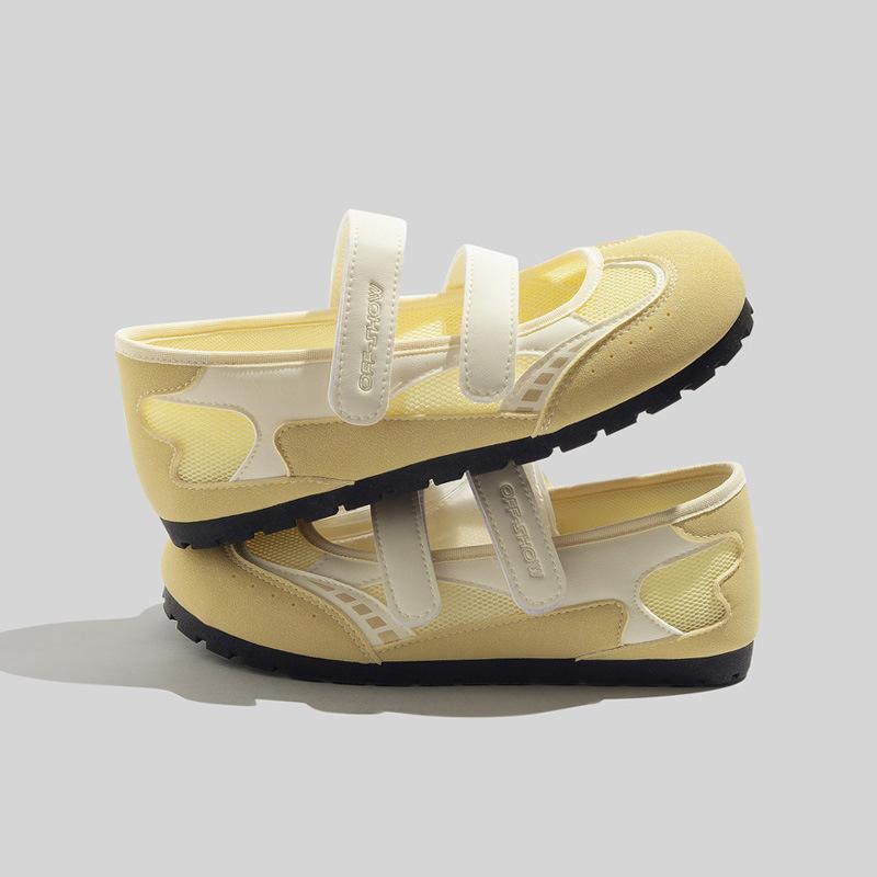 Лето 2025 Новые Тренировочные Мягкие Балетки Повседневные Дышащие Удобные Женские Кроссовки Обувь для Ходьбы