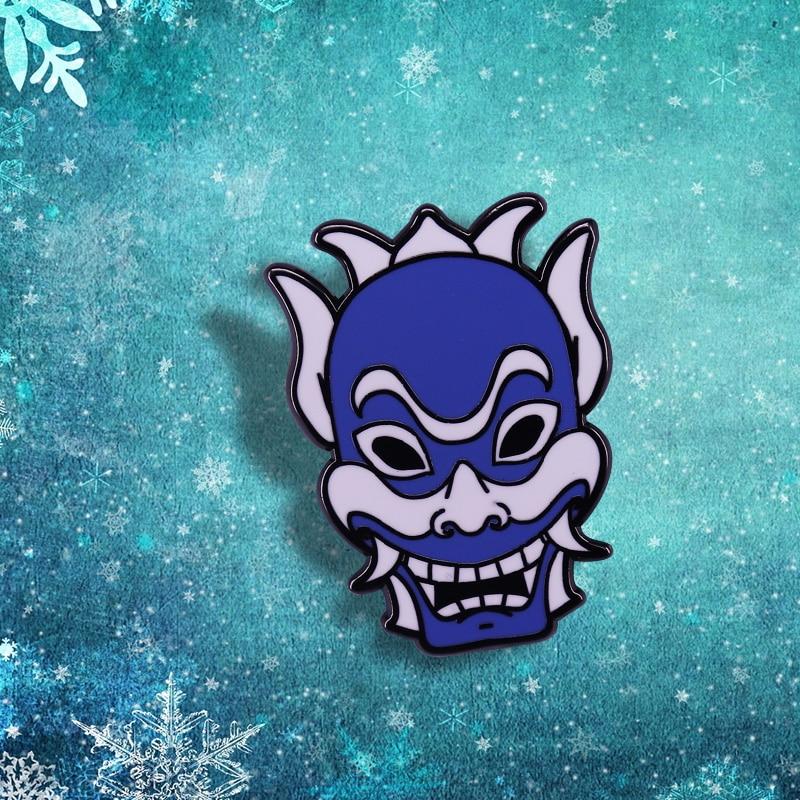 Эмалированная булавка на лацкане «Аватар Повелитель воздуха» Appa Aang Momo Lotus YinYang Koi Fish Tui and La Badge Cool Epic Gift