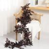 180cm Simulated Maple Leaf Plant Leaf Vine Halloween Autumn Ornament Thanksgiving Decoration Home Wall Hanging Vase Arrangement