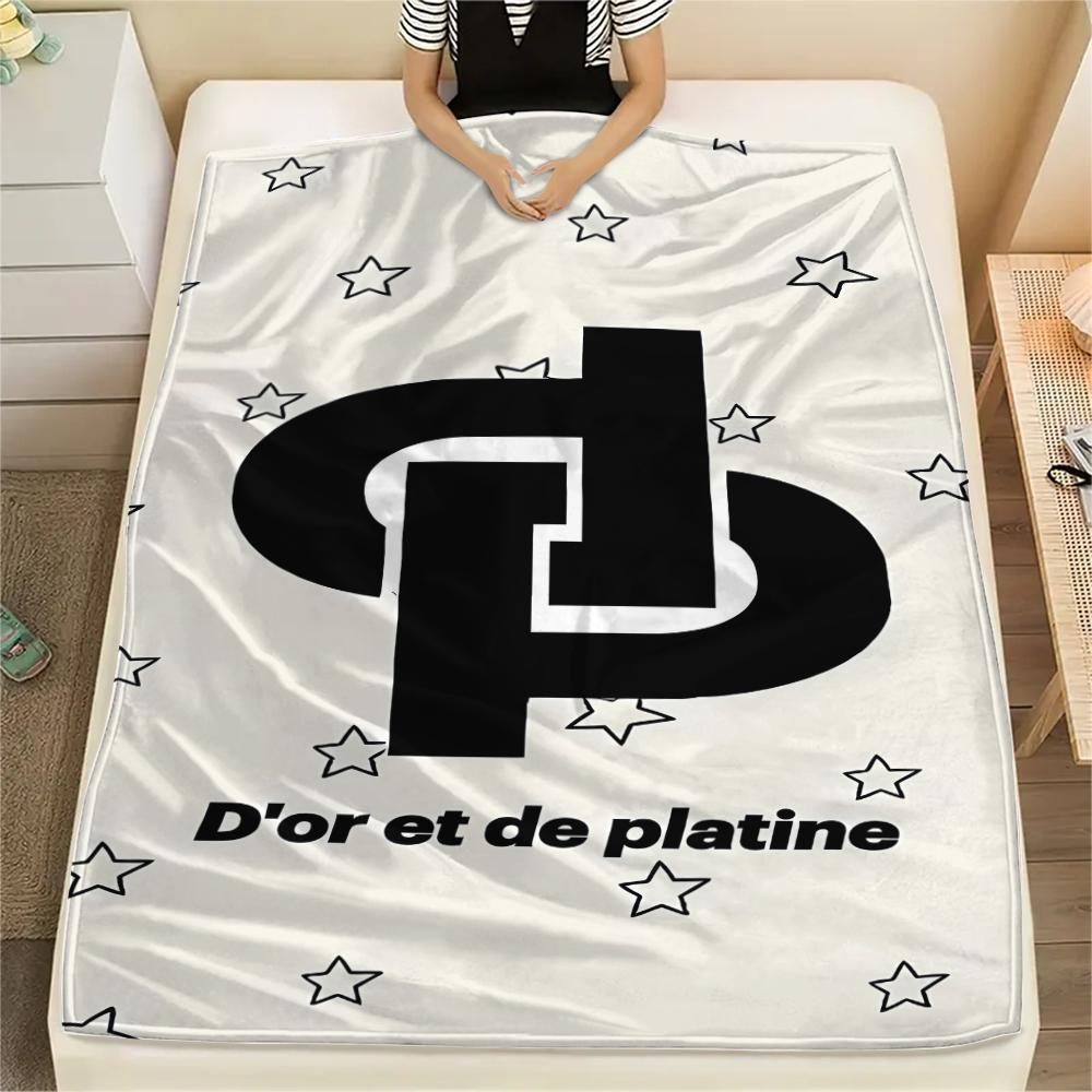 1 шт. Фланелевое одеяло JuL C'est Pas Des Lol Print, Высококачественное, Для всех сезонов, Декор для дома, Тепло и комфорт, Идеально для рождественских подарков