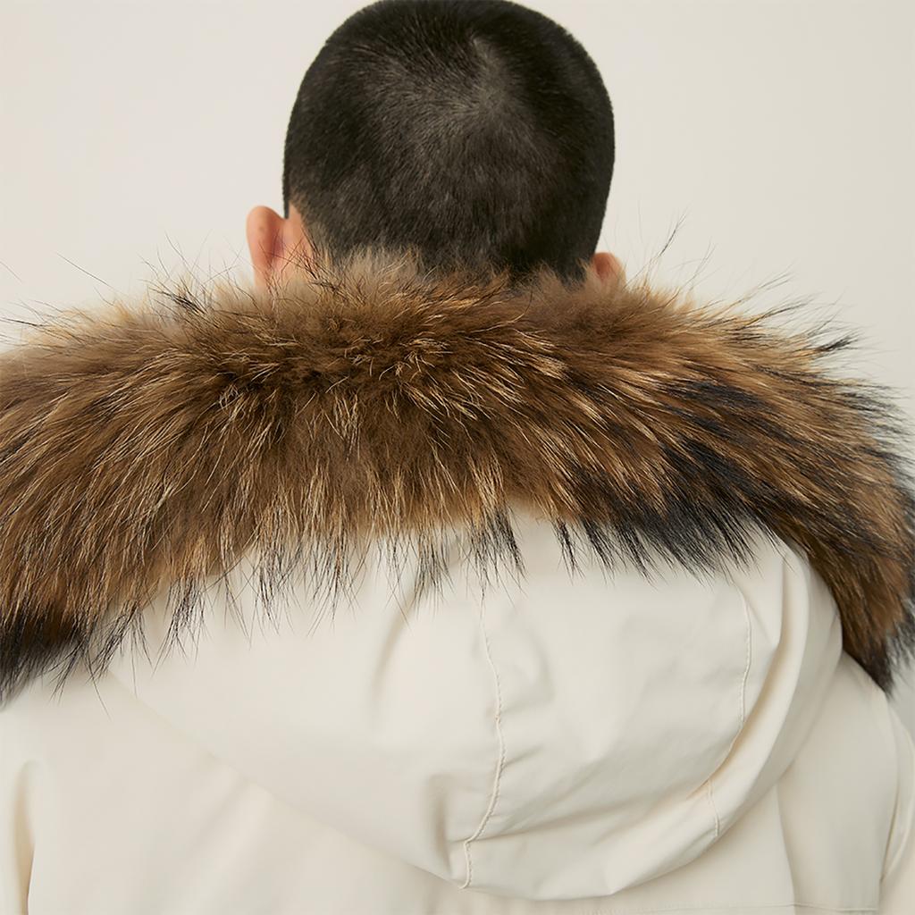 Новый пуховик MLB New York Yankees Basic Collection FW24 Унисекс Темно-кремовый 3ADJB1346-50CRD