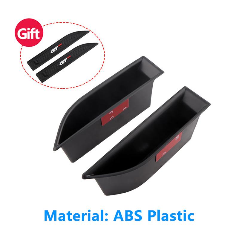 For Peugeot 3008 GT 5008 2017 2018 2019 Car Front Door Handle Storage Box Case Take in Box Holder Tray Organizer Box Accessories