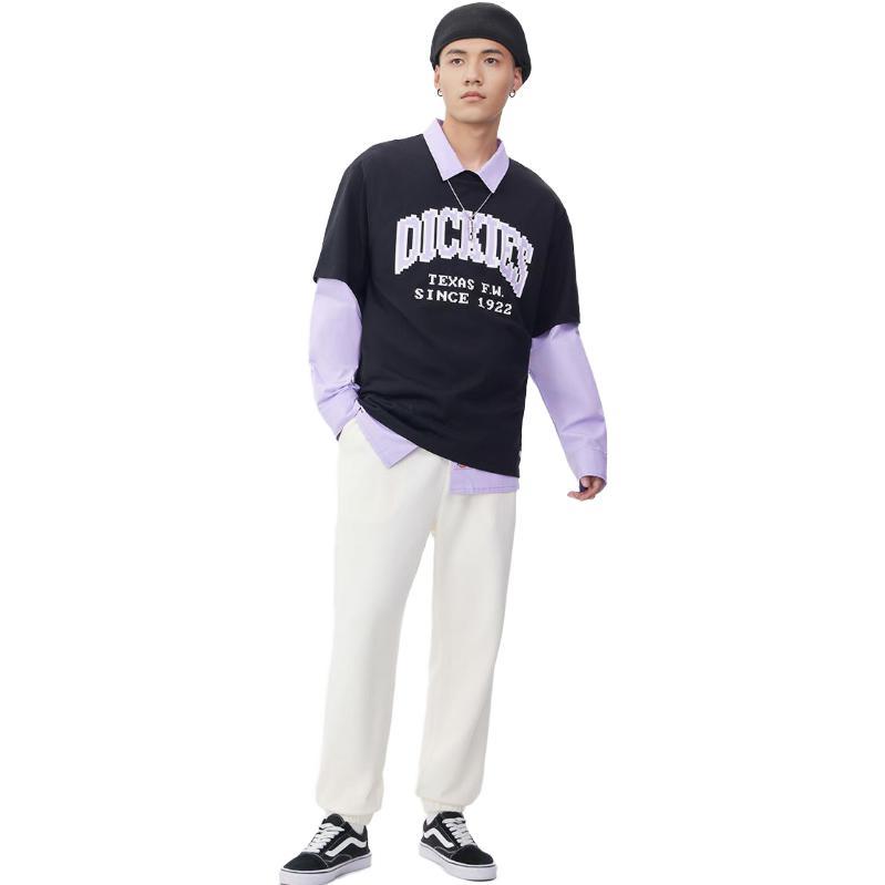Dickies T-Shirts Unisex Black Crew Neck DK011541BLK1