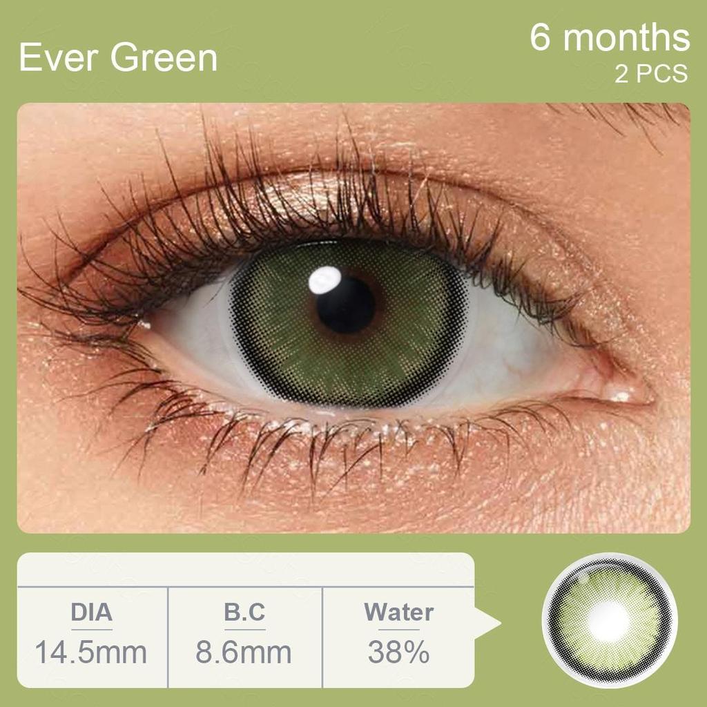 (0.00~-6.00) Линзы по рецепту Цветные контактные линзы с диоптриями Косметические цветные линзы Красота зрачков 1 пара контактных линз для зрения Линзы для близорукости