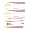 10Pcs 20mm Piezo Disc,Sound Sensors Sounder,with 3.94inch Wires Elements Transducer for Mic