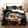 3D Print Chris Brown Bedding Set,Duvet Cover Comforter Bed Set Quilt Cover Pillowcase,King Queen Twin Size Boys Girls Adults