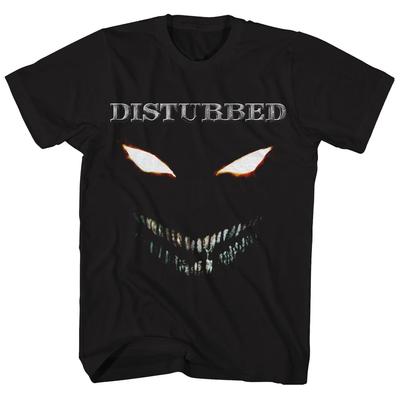 Disturbed Мужская футболка с лицом парня Рок-н-ролл Классическая футболка группы Новая Черная