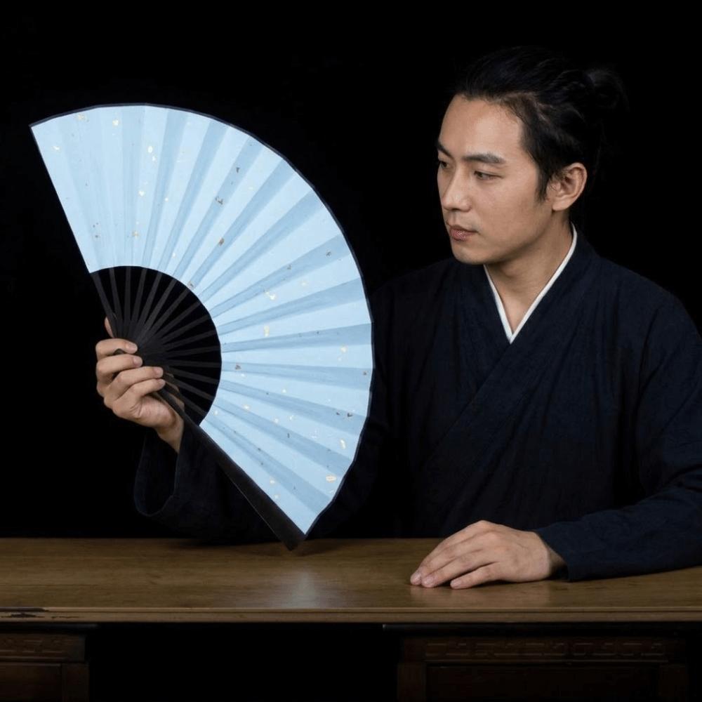 Handwritten Calligraphy Bamboo Folding Fan Antique Style Hand Fan Dance Fan Calligraphy Painting