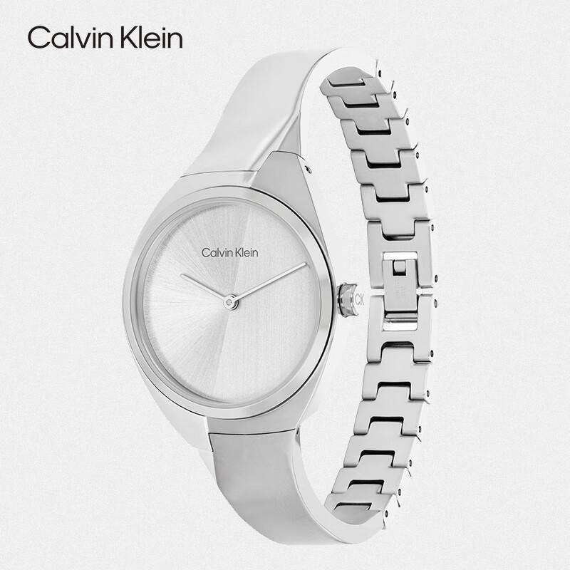 Calvin Klein Женские двойные стальные часы-браслет