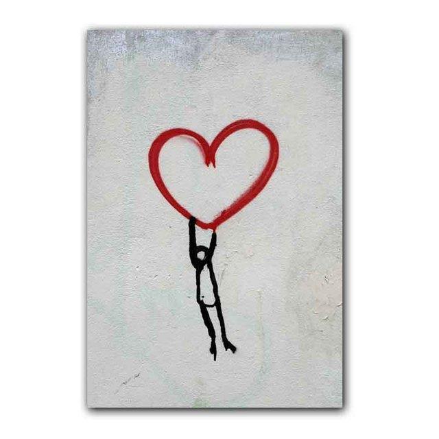 Настенная живопись Бэнкси, уличное граффити, культура, постер, портрет знаменитости, картина маслом, картина на холсте, украшение дома, фреска, без рамки