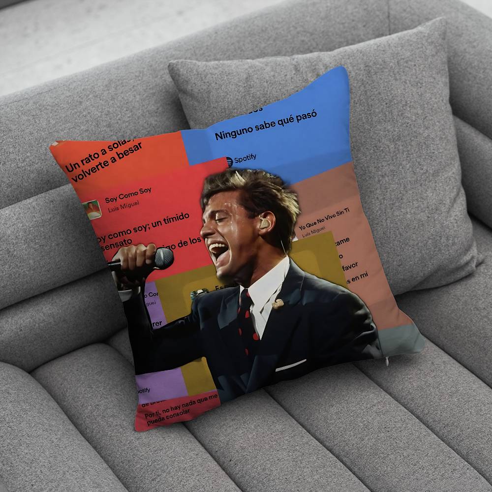 LLuis Miguel Singer Creative patterned pillowcases for interior decoration office living room home