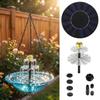 Household Solar Fountain Floating Water Feature Hummingbird Bathing Bowl  Outdoor Use