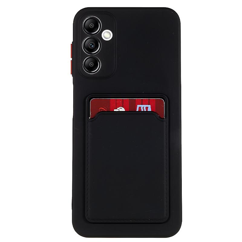 Мягкий ТПУ чехол для телефона Samsung Galaxy A14 5G/4G, противоударная задняя крышка со слотом для карты