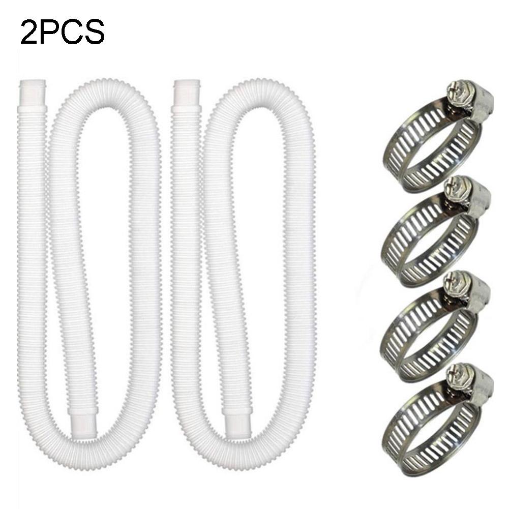 2 шт. Шланг для насоса для бассейна 4 шт. Зажимы над землей