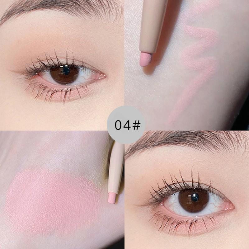 Карандаш-подводка для теней с бриллиантовым блеском, хайлайтер для глаз, водостойкий, матовый, осветляющий, перламутровая подводка для глаз шелкопряда, макияж