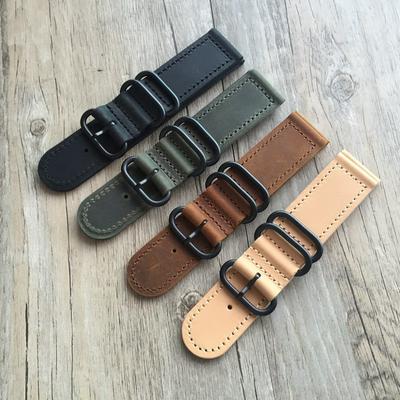 MERJUST 18 мм, 20 мм, 21 мм, 22 мм, 24 мм, 26 мм, черный, коричневый, зеленый, хаки, кожаный ремешок Crazy Horse для часов Samsung S2 U-BOAT