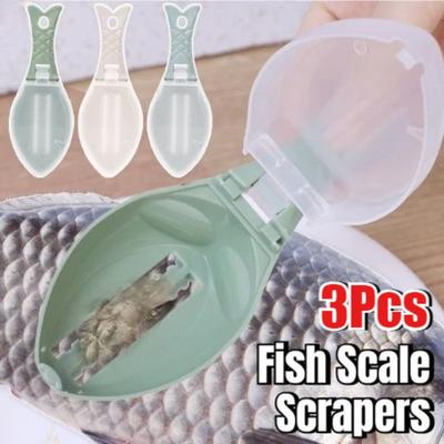 Бытовая чистка рыбы чешуя рубанок скребок кухонный гаджет удаление кусторез рыболовный кусторез щетка для очистки кожи рыбы