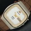 ЯПОНИЯ ВИНТАЖНЫЕ ORIENT CRYSTAL АВТОМАТИЧЕСКИЕ 46941 МУЖСКИЕ ЧАСЫ С БЕЛЫМ ЦИФЕРБЛАТОМ a704889-1
