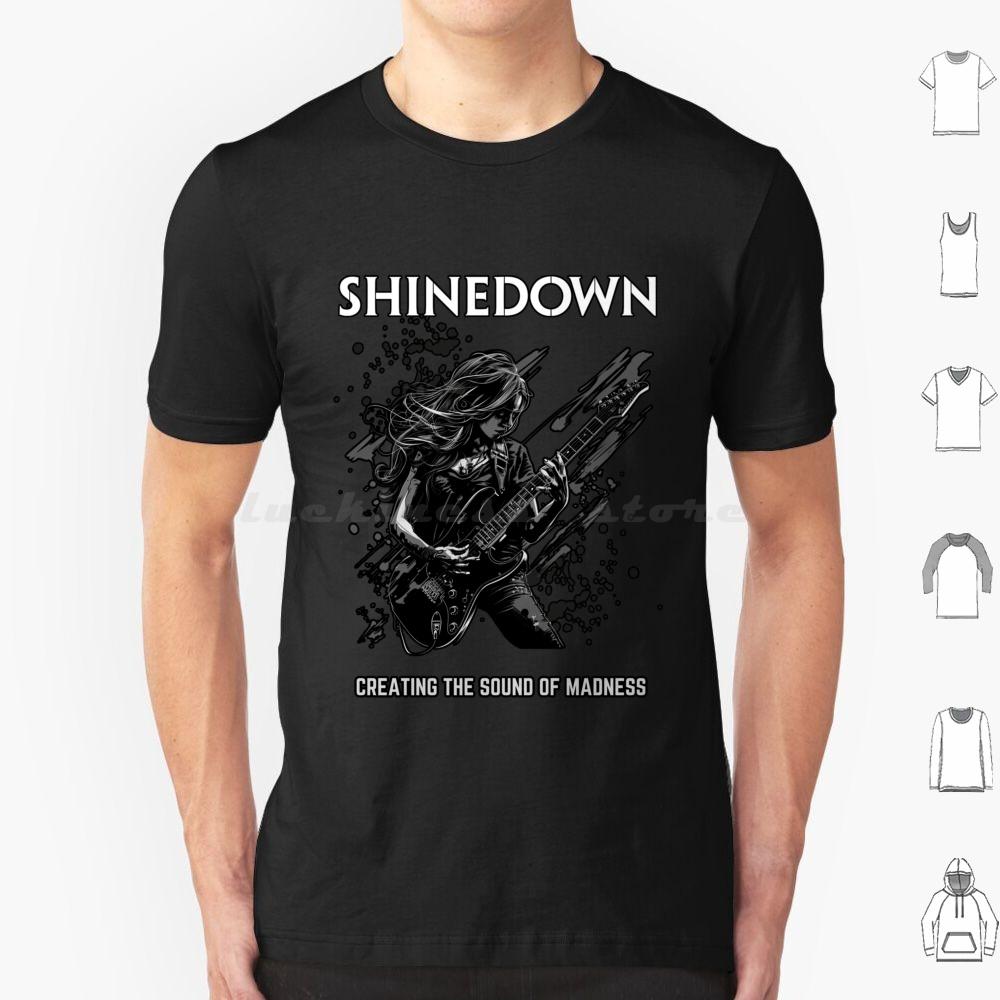 Creating The Sounds Of Madness T Shirt Cotton Men Women DIY Print Shine Down Rockband Rockmusic Fan Band